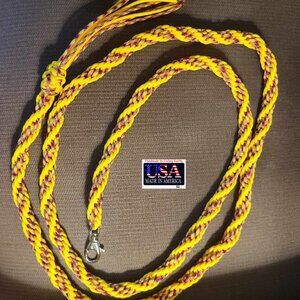 Paracord Braided Leash 7.15 ft Puppy Cat Small to Medium Dog
